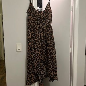 Shein Leopard dress. Never worn. Was a little large and never got tailored